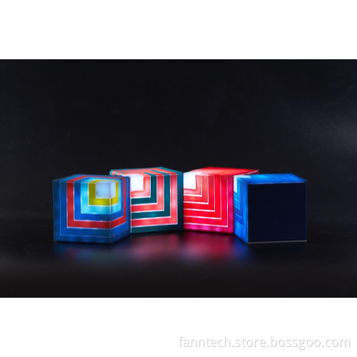 LED Flashing Cubic bluetooth speaker gift